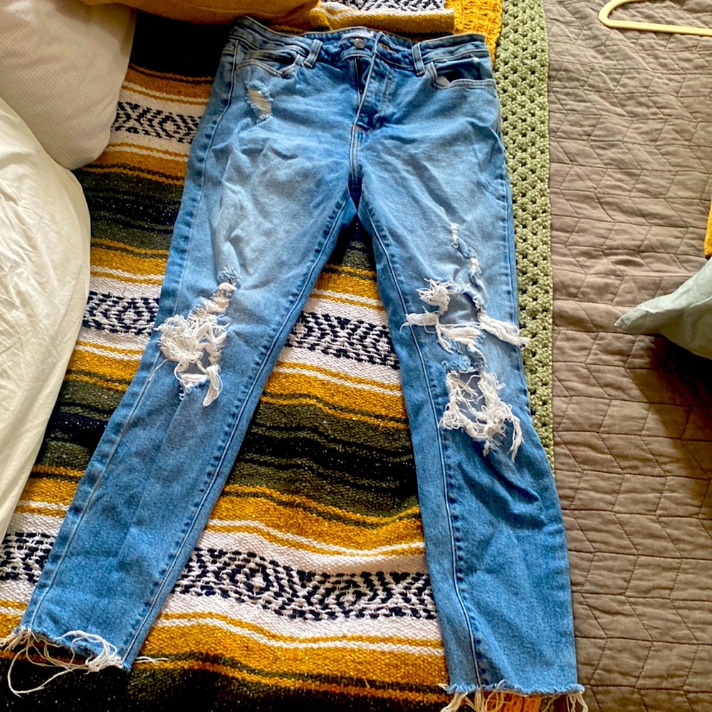 Cello distressed denim pants